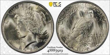1922 $1 MS64