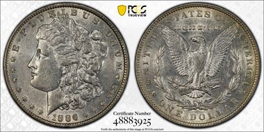 1886 $1 XF45