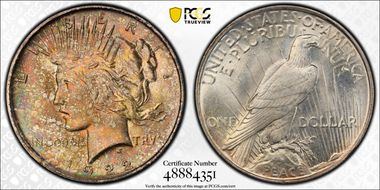 1922 $1 MS66+