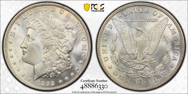 1885 $1 MS67+