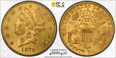1879 $20 MS62