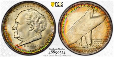 1936 50C Bridgeport MS67