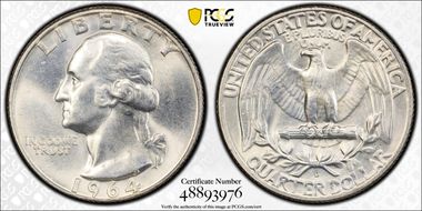 1964-D 25C N1