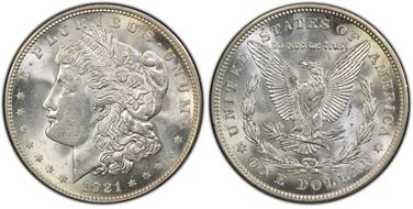 1921-D $1 MS63