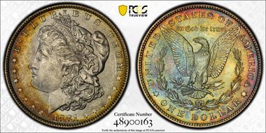 1881 $1 MS63