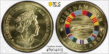 2023-C $2 Vietnam War Colorized MS69