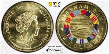 2023-C $2 Vietnam War Colorized MS69