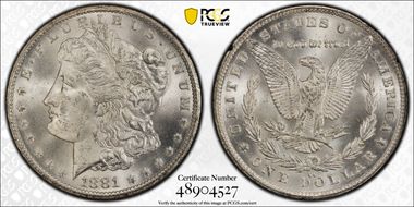 1881-CC $1 GSA Hoard MS64