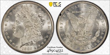 1885-CC $1 GSA Hoard MS64