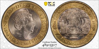 2016 £2 S-K42 Great Fire of London MS63