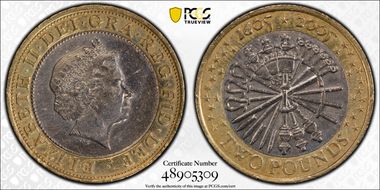 2005 £2 Gunpowder Plot S-K18 N1