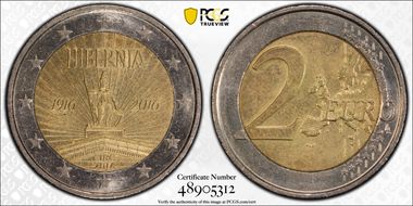 2016 € 2 Easter Rising Centenary MS62
