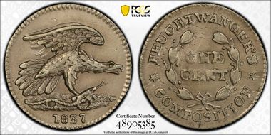 1837 NY 1C HT-268, Feuchtwanger's N1