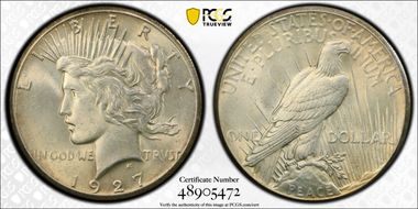 1927 $1 MS62