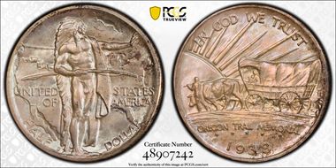 1938-D 50C Oregon MS66