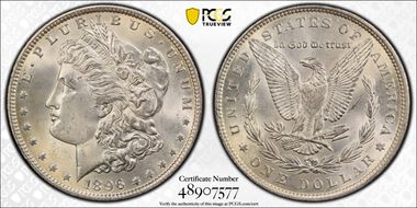 1896 $1 MS64