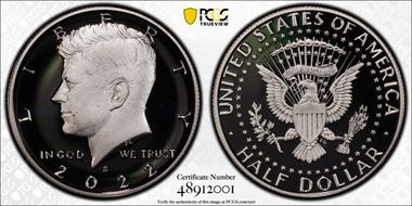 2022-S 50C Silver PR68DCAM