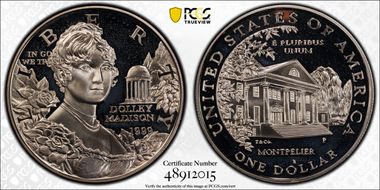 1999-P $1 Dolley Madison PR69DCAM