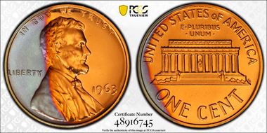 1963 1C PR67+ RB