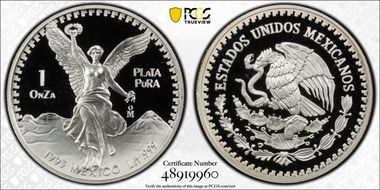 1993-Mo Onza Libertad Ag PR69DCAM