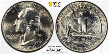 1960 25C Type B Reverse, FS-901 MS64