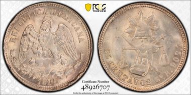 1886-Go R 25C MS64