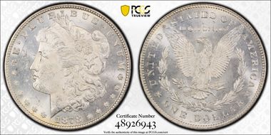 1878 7/8TF $1 VAM 34, 7/4 Weak MS62