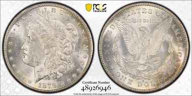 1878-S $1 MS62