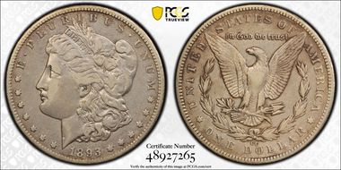 1893-CC $1 VF25