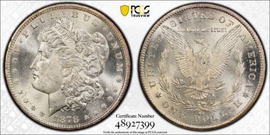 1878-CC $1 MS62