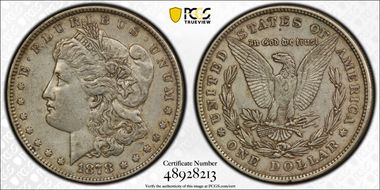 1878 8TF $1 XF45