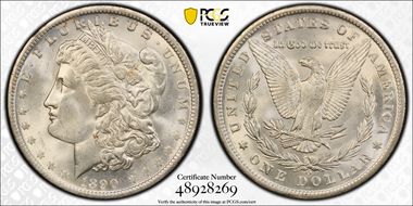 1890-O $1 MS64