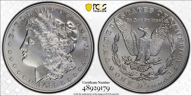2021-D $1 Morgan Dollar 100th Anniversary MS69
