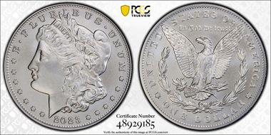 2023 $1 Morgan Dollar MS70