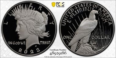 2023-S $1 Peace Dollar PR69DCAM