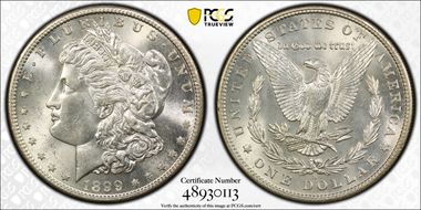 1899-S $1 MS62