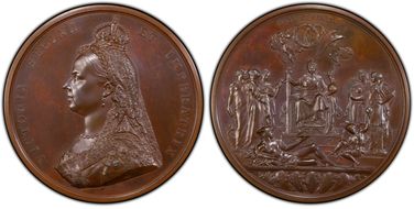 1887 Medal Eimer-1733b BHM-3219 Bronzed AE SP64