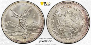 1998-Mo Onza Libertad Ag MS66
