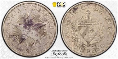 1932 Peso KM-15.2  Ag N1