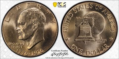 1976-D $1 Type 2 MS64