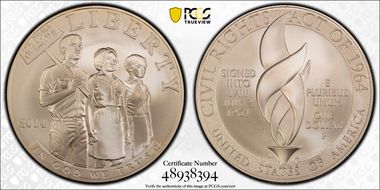 2014-P $1 Civil Rights Act of 1964 MS69