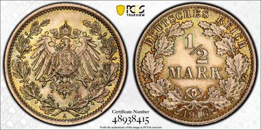 1916-A 1/2 Mk J-16 MS67