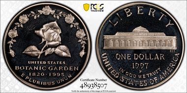 1997-P $1 Botanical PR69DCAM
