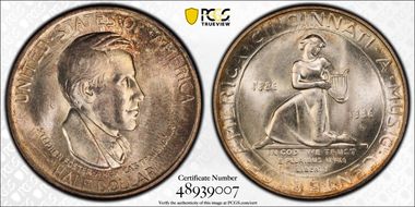 1936-D 50C Cincinnati MS66