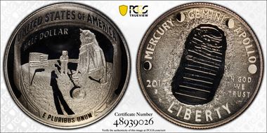 2019-S 50C Apollo 11 50th Anniversary Half Dollar Set PR69DCAM