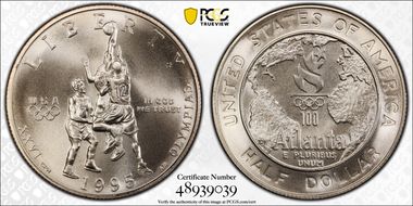 1995-S 50C Basketball MS69