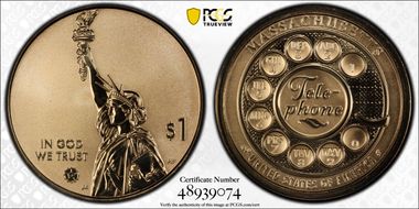 2020-S $1 American Innovation MA Rev PR Telephone PR70