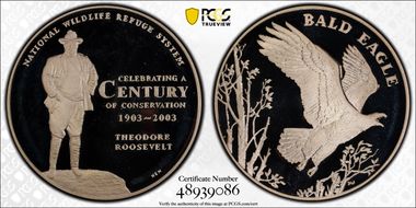 2003 Medal NWRS - Eagle Silver PR69DCAM