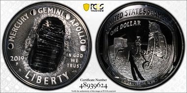2019-P $1 Apollo 11 50th Anniversary PR69DCAM