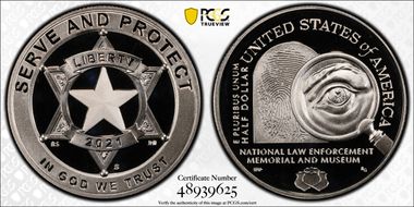 2021-S 50C Nat'l Law Enforcement Mem. PR69DCAM